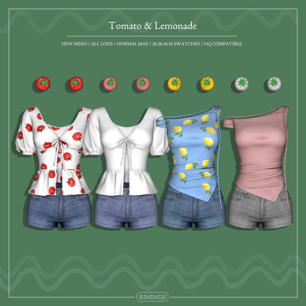 Скриншот мода Сет одежды Tomato & Lemonade
